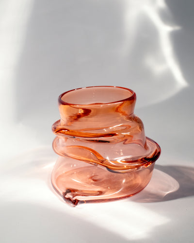 Deflated Cup #4 in Aurora-Sticky Glass-APOC STORE