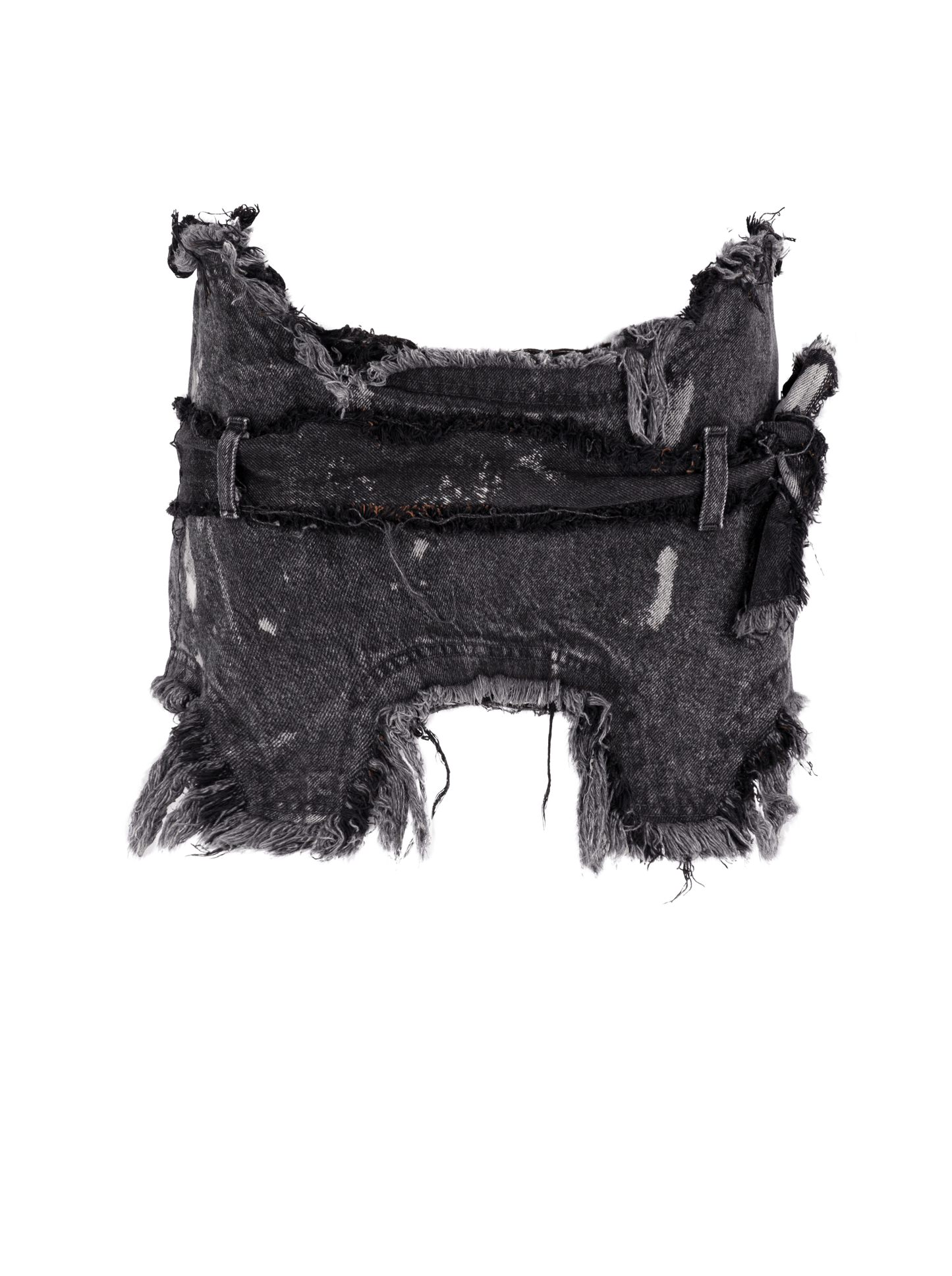 Denim Garter Skirt-Karlaidlaw-APOC STORE