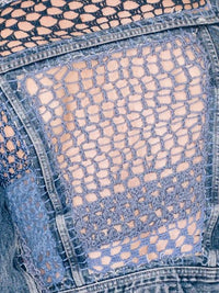 Knitted Jeans Jacket-Lou de Bètoly-APOC STORE