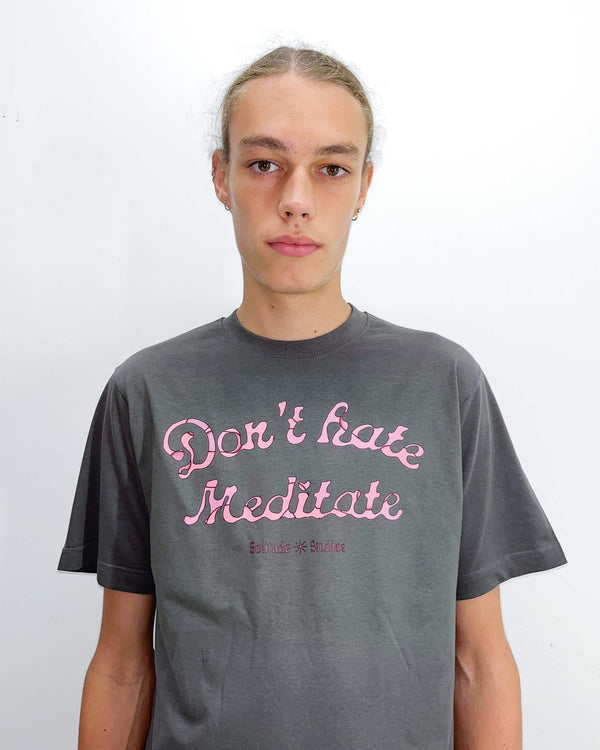 "Dont Hate Meditate" T-Shirt-Solitude Studios-APOC STORE