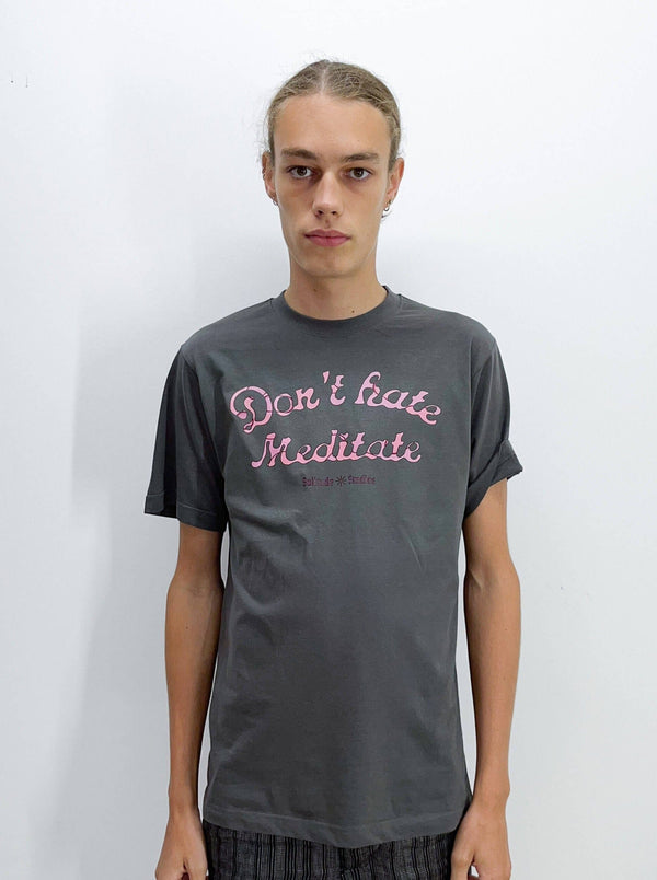 "Dont Hate Meditate" T-Shirt-Solitude Studios-APOC STORE