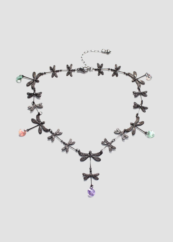 Brass Dragonfly Choker-Emma Pryde-APOC STORE