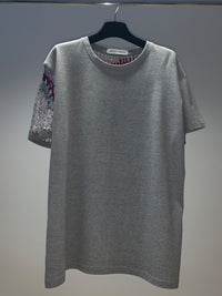 Dualism T-shirt Grey-Lou de Bètoly-APOC STORE
