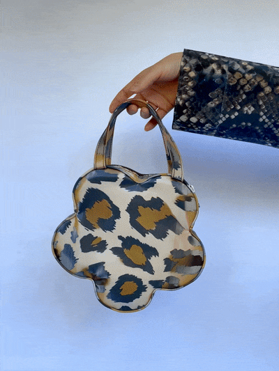 Colour Changing Cheetah Flower Bag-Leeann Huang-APOC STORE