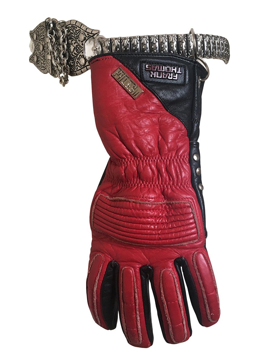 Red Silver Belt Handbag-phlegm-APOC STORE