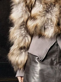 Shaved Fur Jacket-Nibgnus-APOC STORE