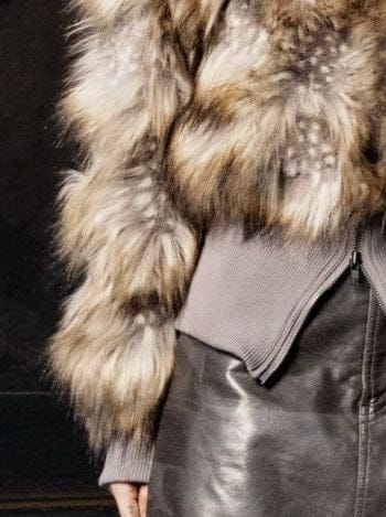 Shaved Fur Jacket-Nibgnus-APOC STORE