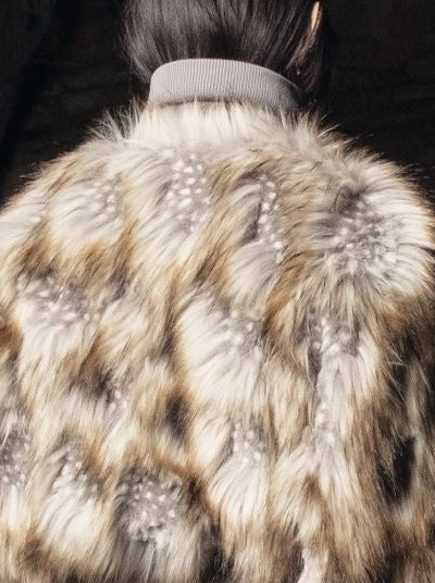 Shaved Fur Jacket-Nibgnus-APOC STORE