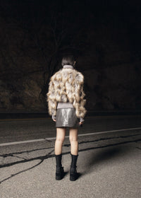 Shaved Fur Jacket-Nibgnus-APOC STORE