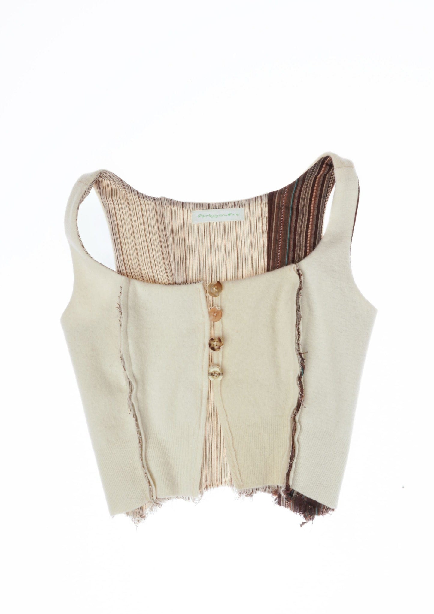 Felted Wool Corset-GARBAGE CORE-APOC STORE
