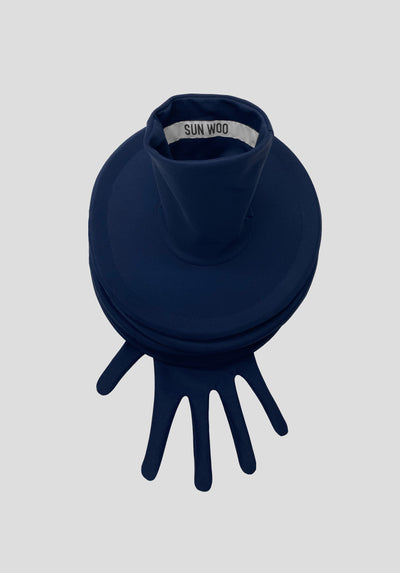 Navy Discs Glove-Sun Woo-APOC STORE