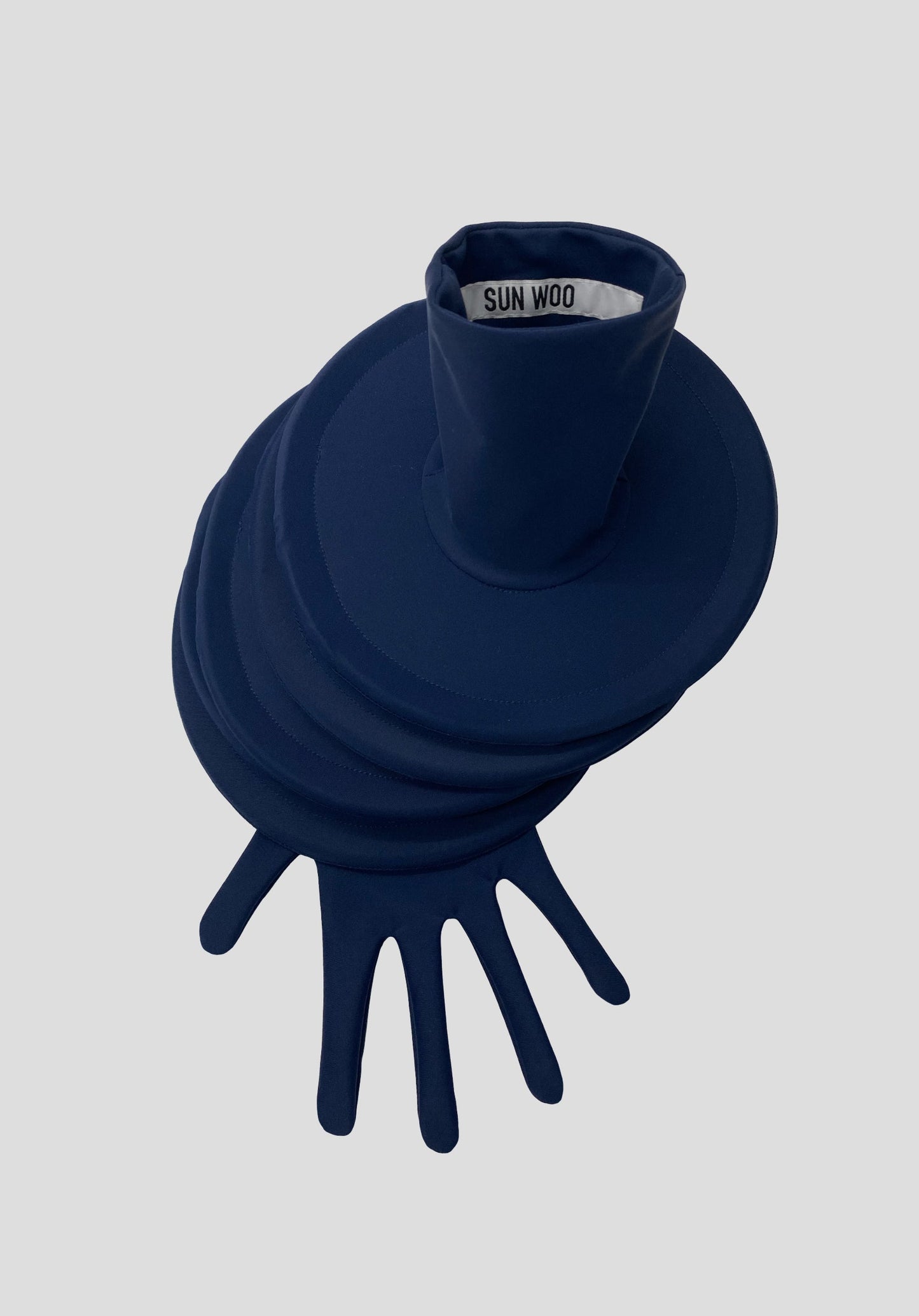 Navy Discs Glove-Sun Woo-APOC STORE