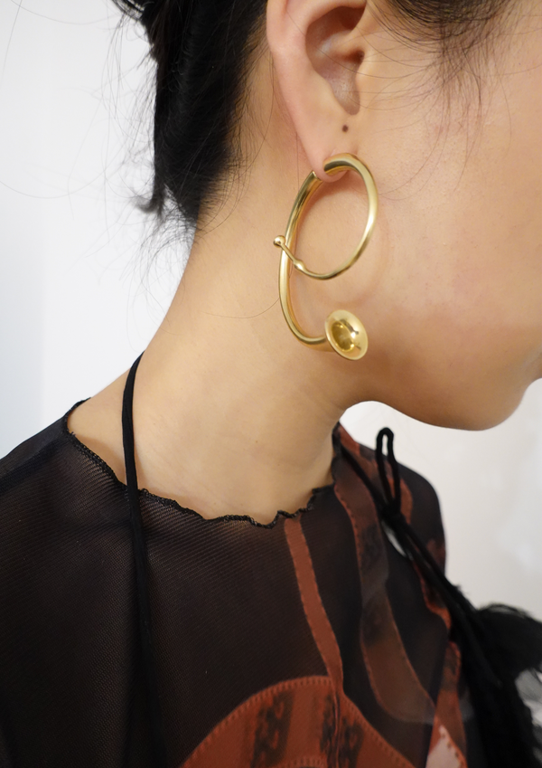 Trumpet Earrings-TRANSE PARIS-APOC STORE