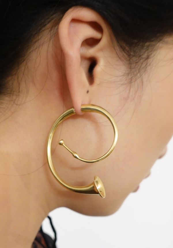 Trumpet Earrings-TRANSE PARIS-APOC STORE
