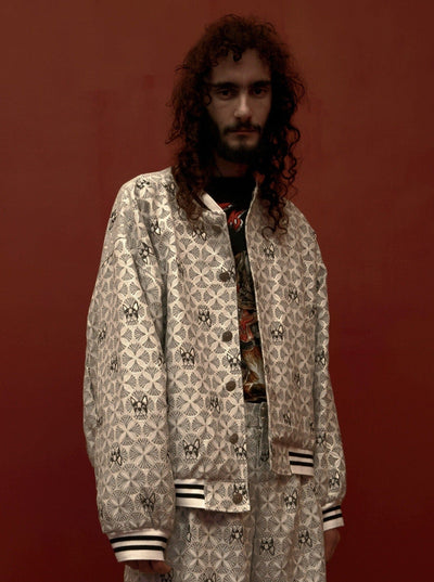 Golden Bomber Jacket-Polyhedron-APOC STORE