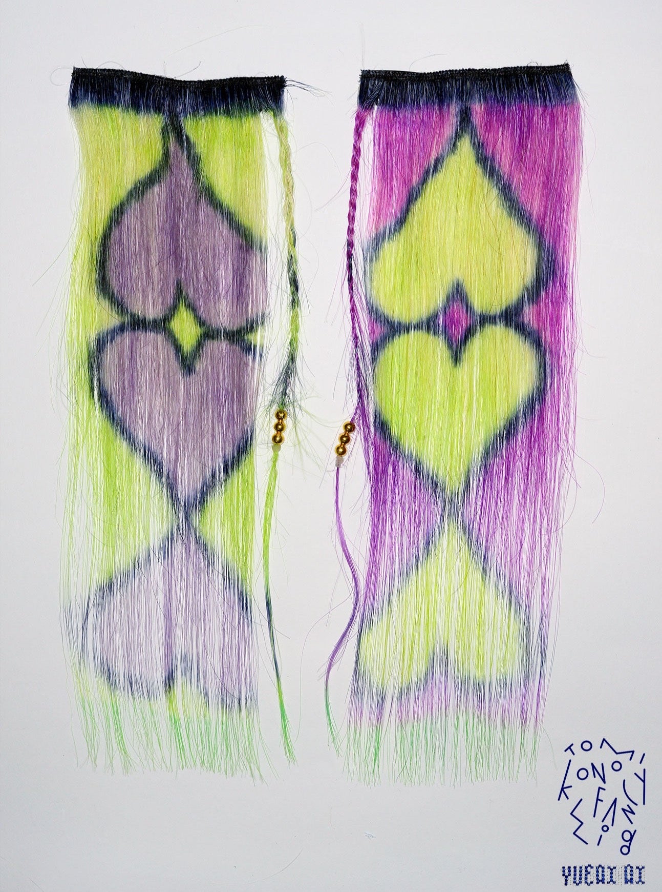 Fuchsia Fancy Heart Patterns-Tomihiro Kono-APOC STORE