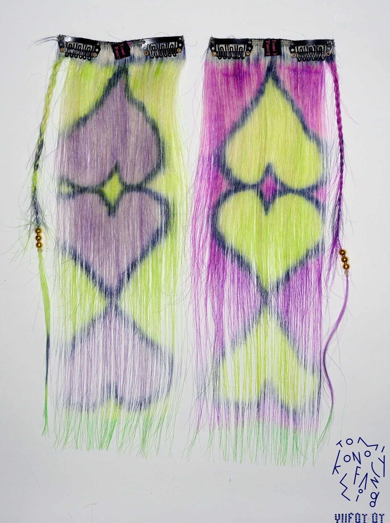 Fuchsia Fancy Heart Patterns-Tomihiro Kono-APOC STORE