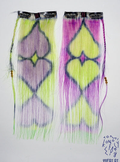 Fuchsia Fancy Heart Patterns-Tomihiro Kono-APOC STORE