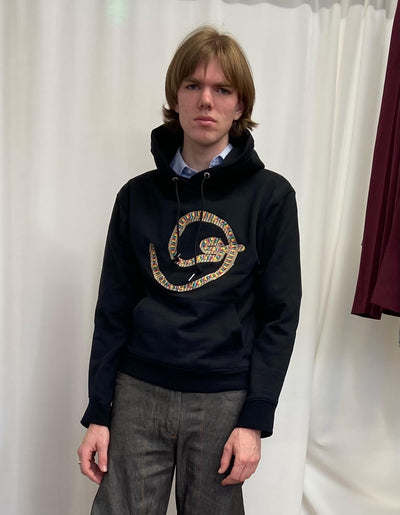 Civilian Black Jersey Hoodie-Lueder x Kkrreeiiss-APOC STORE