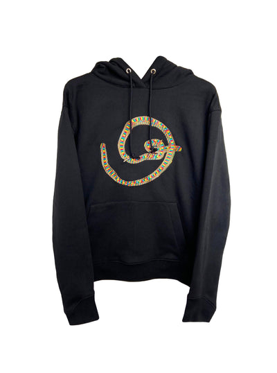 Civilian Black Jersey Hoodie-Lueder x Kkrreeiiss-APOC STORE