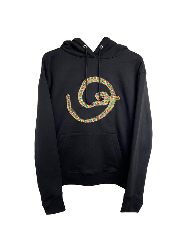 Civilian Black Jersey Hoodie-Lueder x Kkrreeiiss-APOC STORE