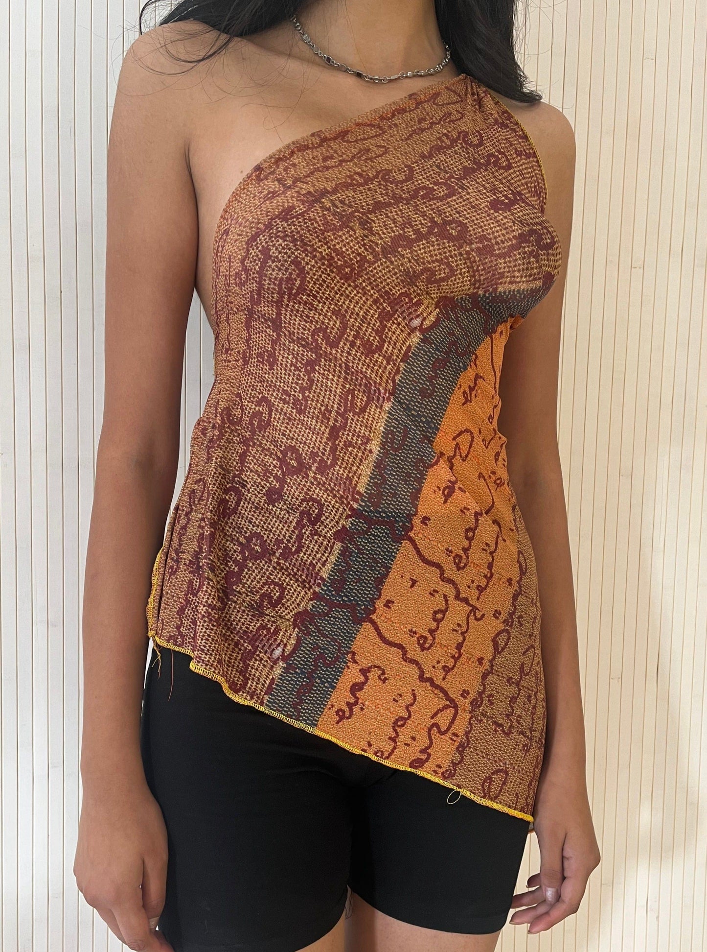 Precious Mesh Top-Hadiyah Hussain-APOC STORE