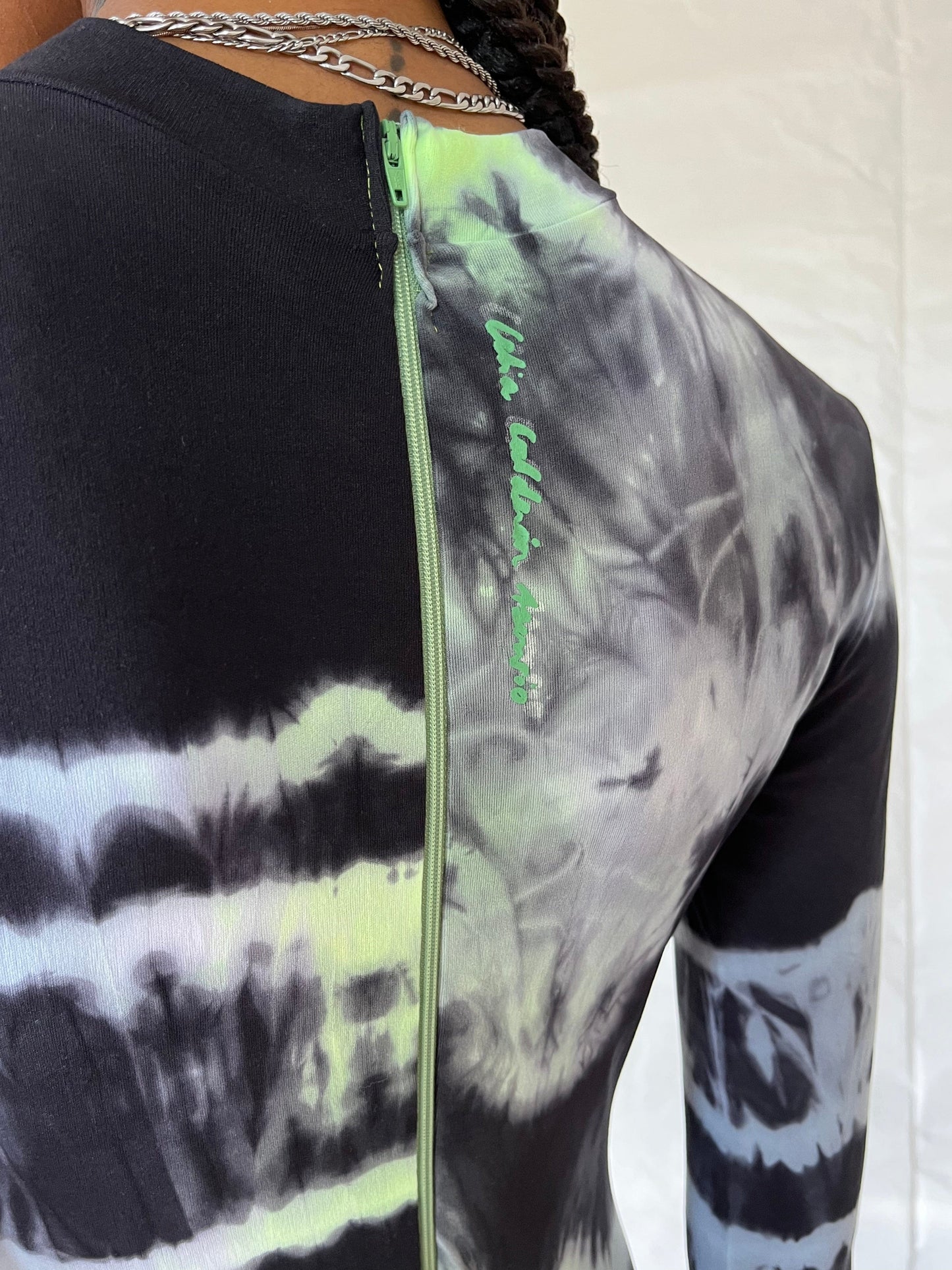 Multicolour Hand Dyed Catsuit-Celia Calderón Asensio-APOC STORE