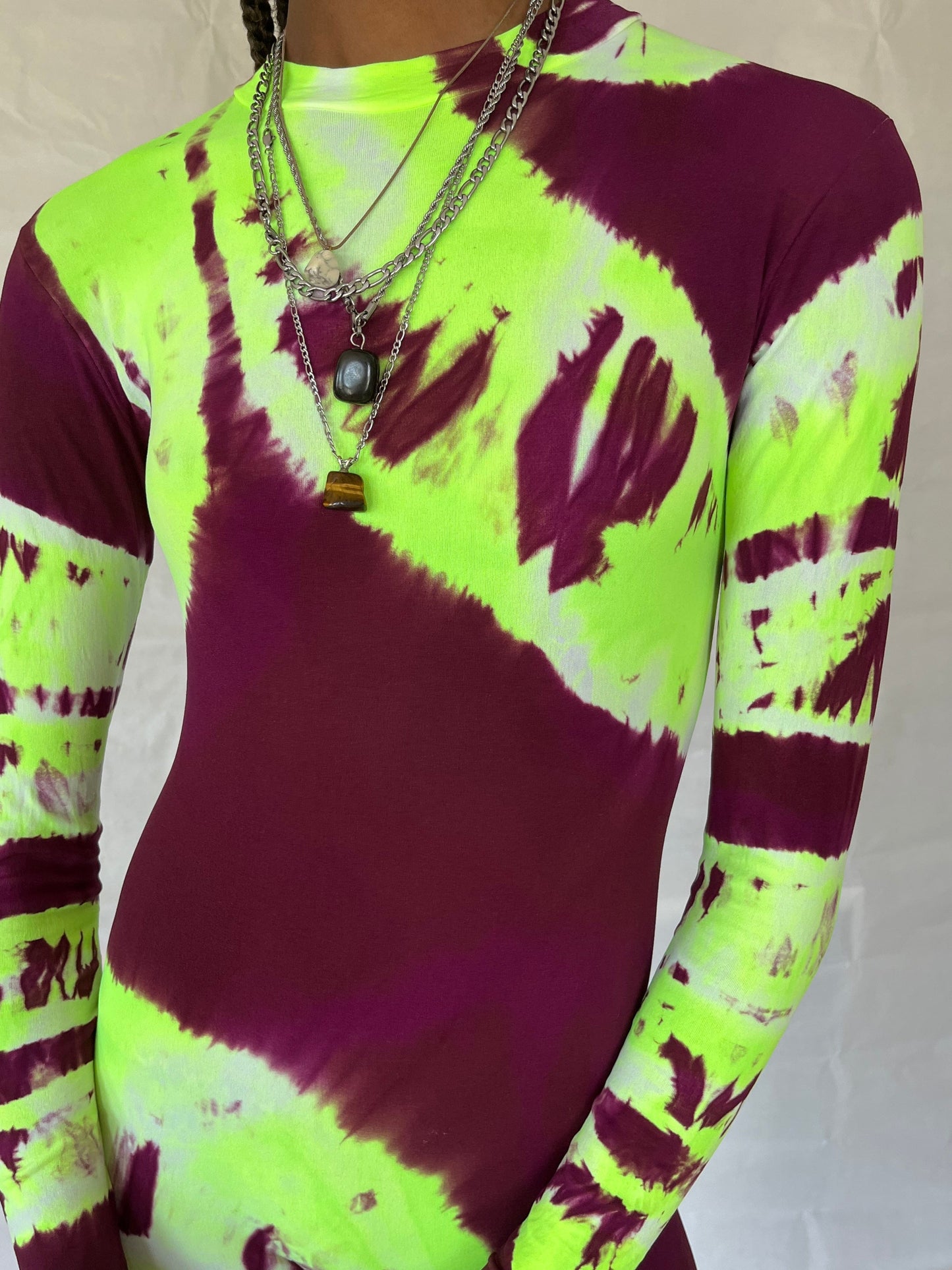 Multicolour Hand Dyed Catsuit-Celia Calderón Asensio-APOC STORE
