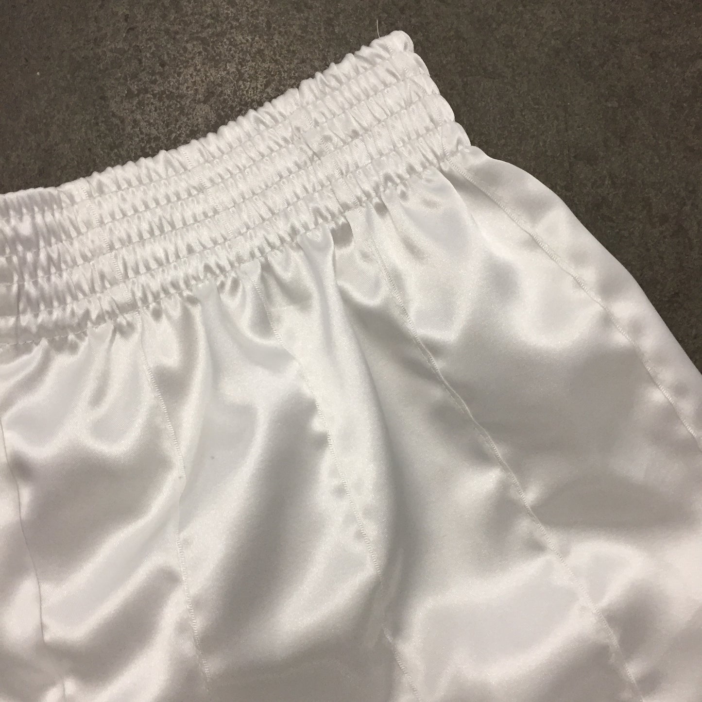 Frill Trim Ribbon Shorts White-Adam Jones-APOC STORE