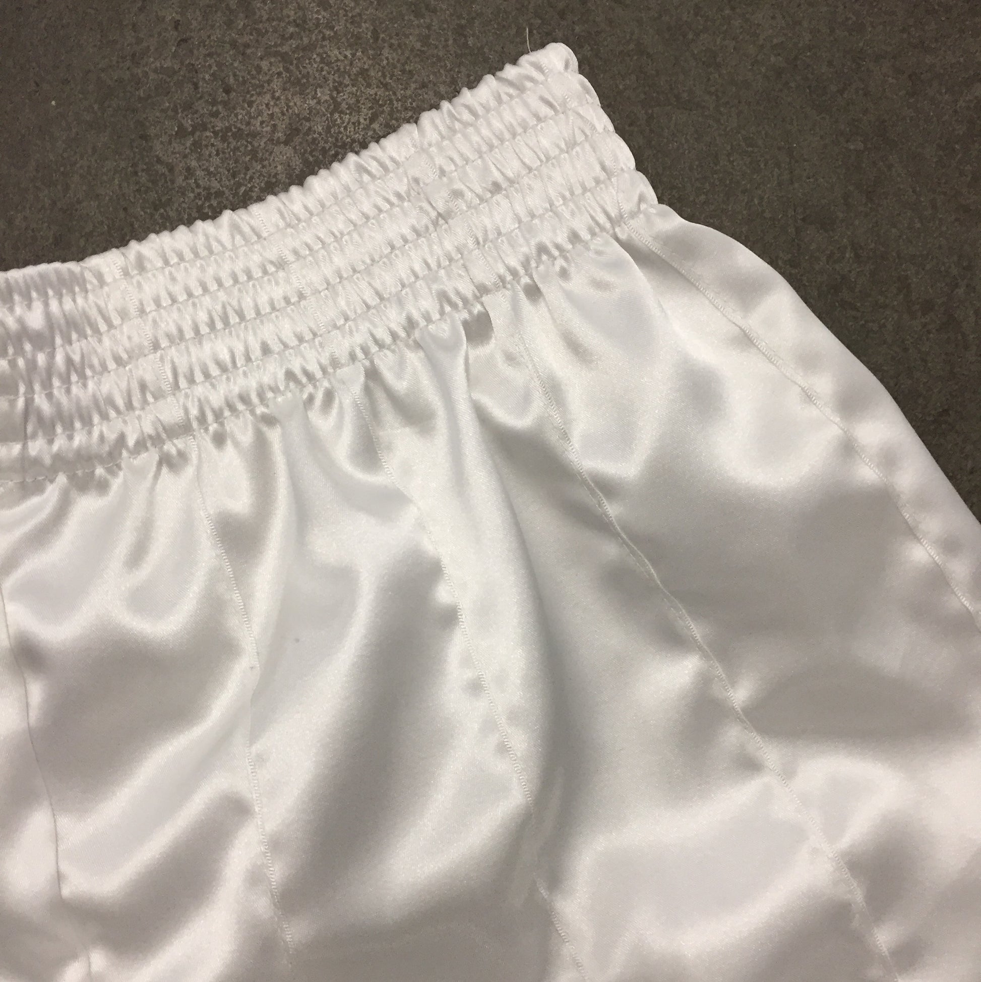 Frill Trim Ribbon Shorts White-Adam Jones-APOC STORE