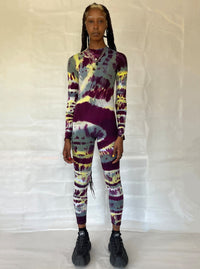 Multicolour Hand Dyed Catsuit-Celia Calderón Asensio-APOC STORE