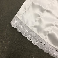 Frill Trim Ribbon Shorts White-Adam Jones-APOC STORE