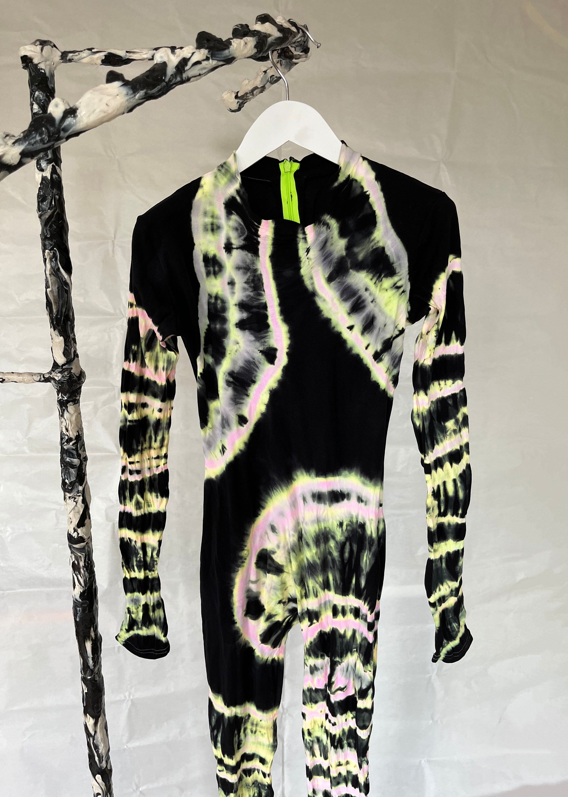 Multicolour Hand Dyed Catsuit-Celia Calderón Asensio-APOC STORE