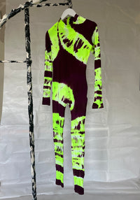 Multicolour Hand Dyed Catsuit-Celia Calderón Asensio-APOC STORE