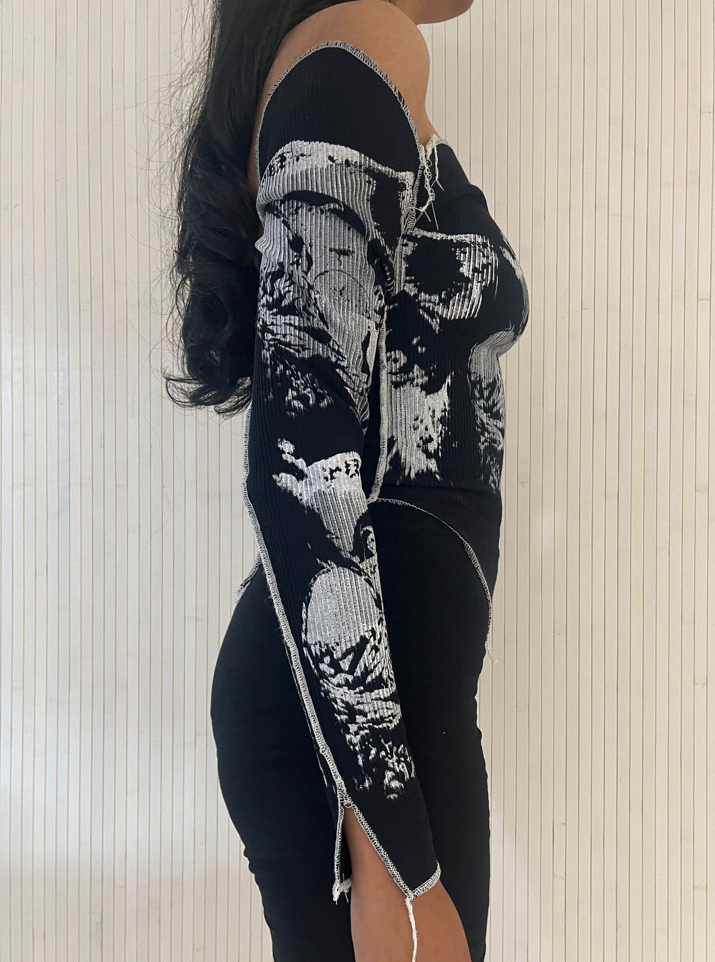 Shaba Top in Moon-Hadiyah Hussain-APOC STORE