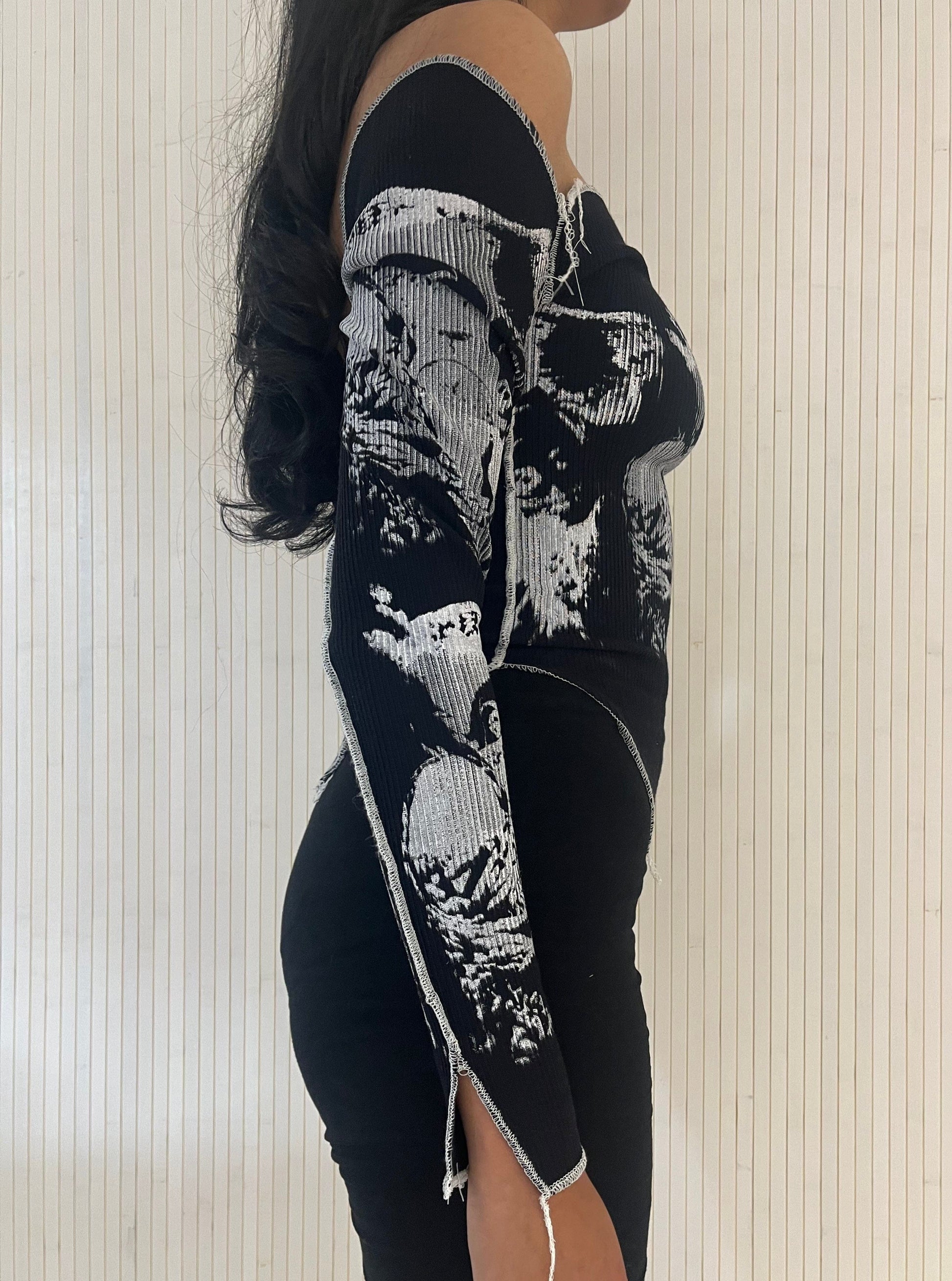 Shaba Top in Moon-Hadiyah Hussain-APOC STORE