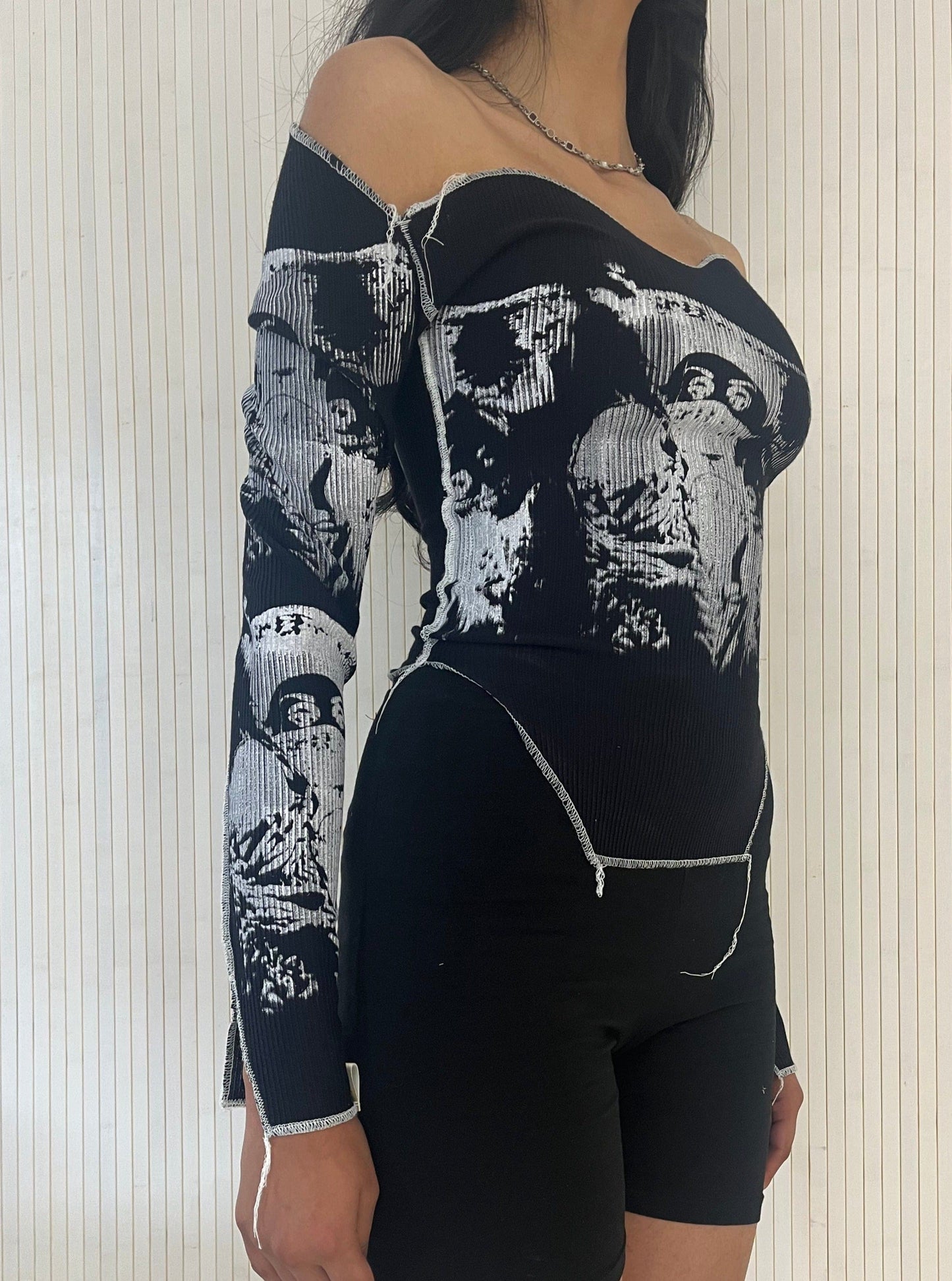 Shaba Top in Moon-Hadiyah Hussain-APOC STORE