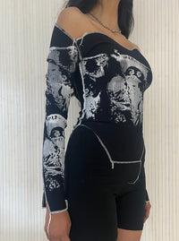 Shaba Top in Moon-Hadiyah Hussain-APOC STORE