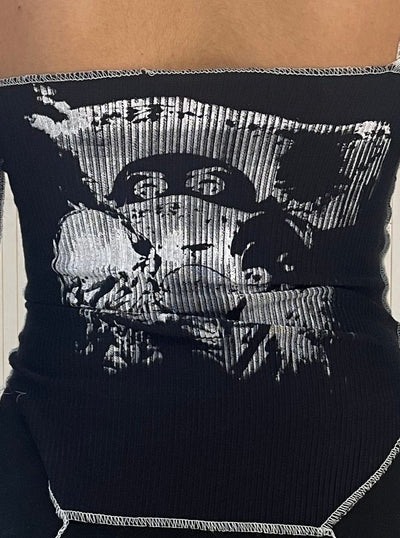 Shaba Top in Moon-Hadiyah Hussain-APOC STORE