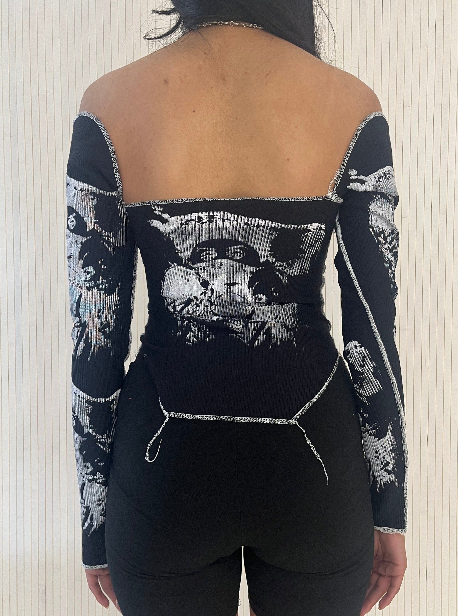 Shaba Top in Moon-Hadiyah Hussain-APOC STORE