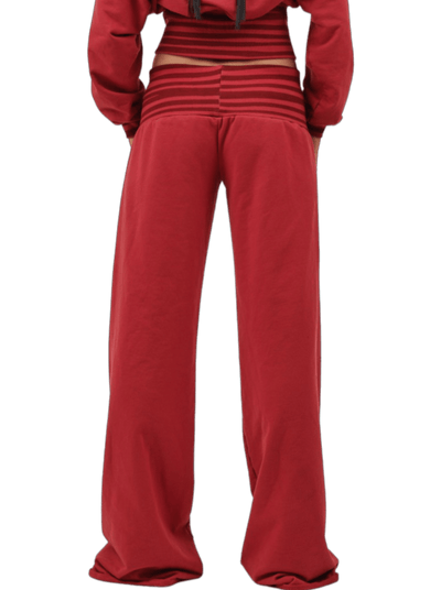 Circus Pant - Marone/Red-Karlaidlaw-APOC STORE