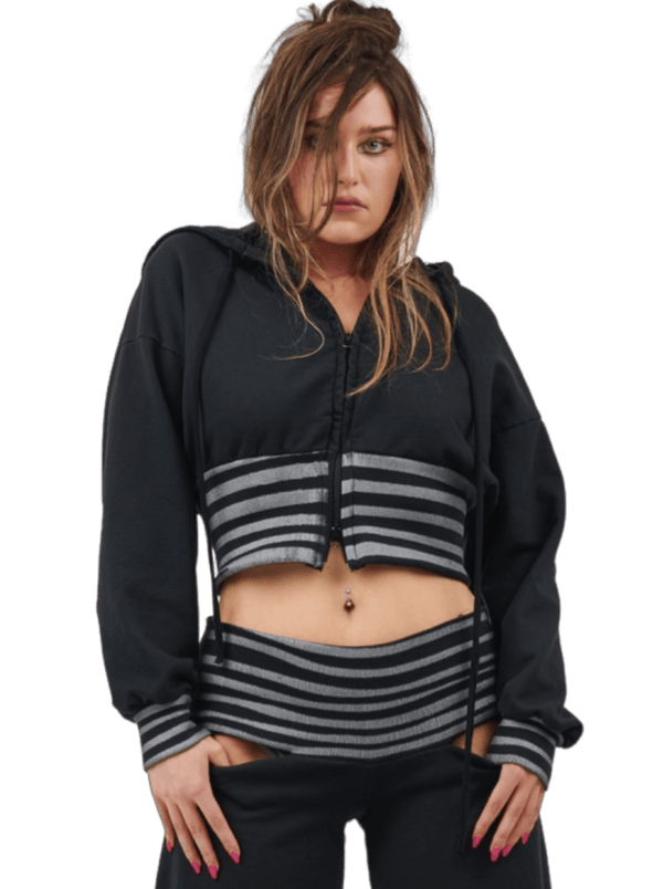 Circus Jacket - Vintage Black/Silver-Karlaidlaw-APOC STORE