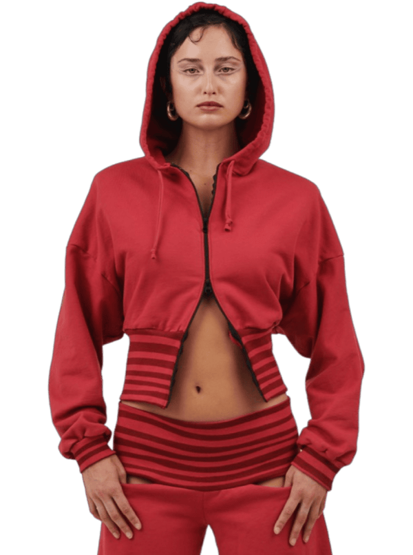 Circus Jacket - Marone/red-Karlaidlaw-APOC STORE