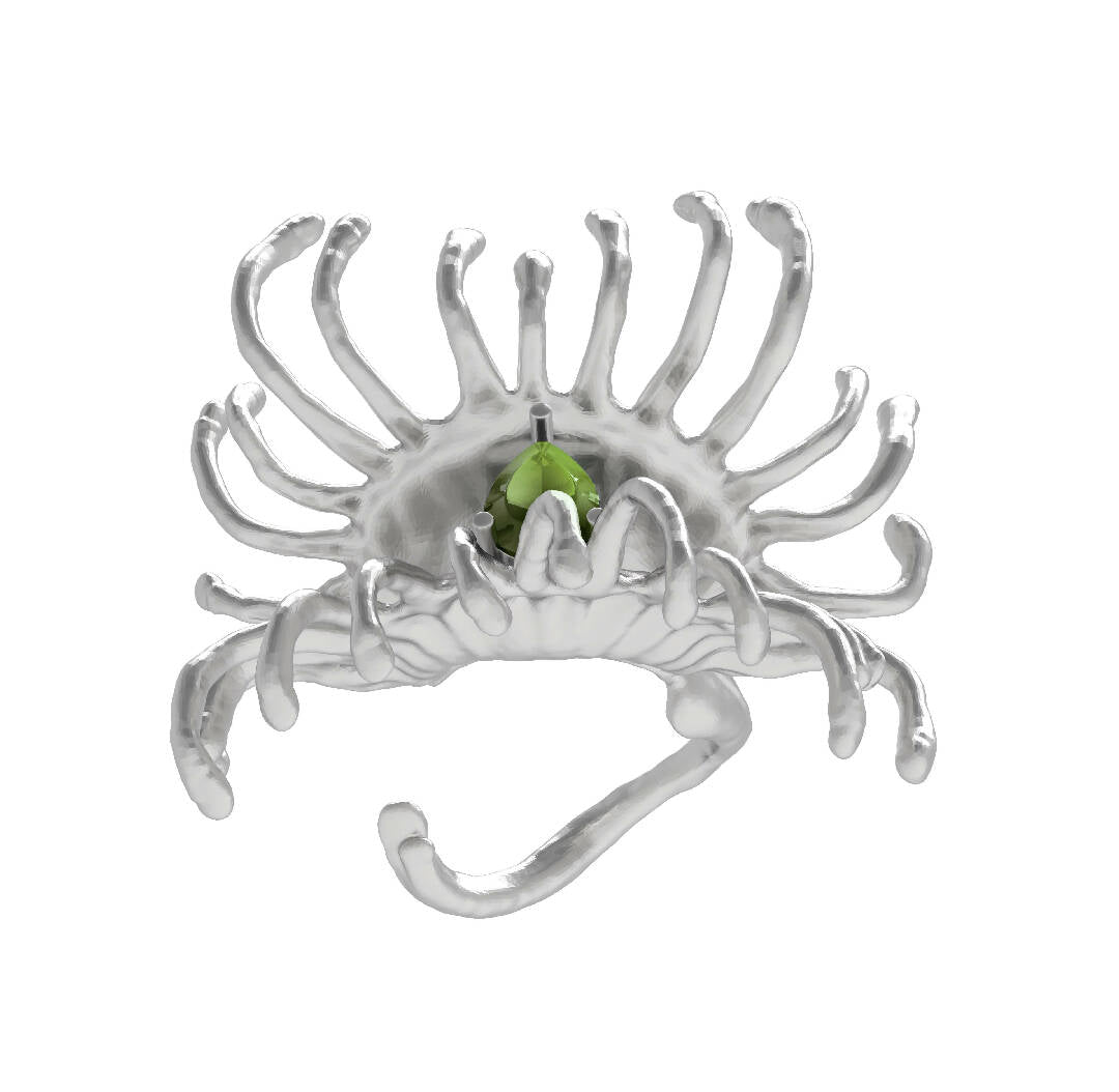 Silver Venus Flytrap Ring-Ancient Future-APOC STORE