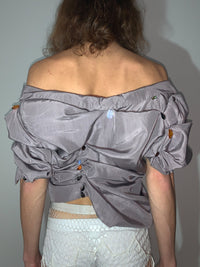 Draped Crystal Corset Jacket-Lou de Bètoly-APOC STORE