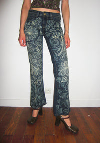 Hand Painted Jeans-Anna Castellano-APOC STORE
