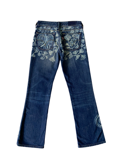 Hand Painted Jeans-Anna Castellano-APOC STORE