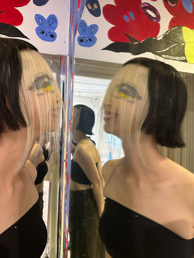 Cyan Yellow Fancy Kirakira Eyes-Tomihiro Kono-APOC STORE