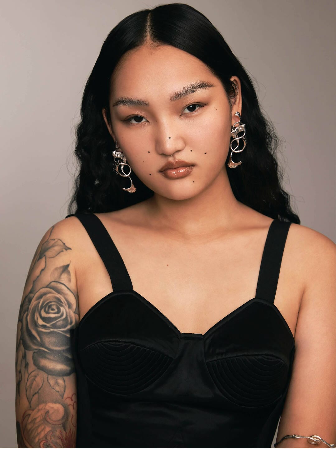 Silver Betta Fish Earrings-Ancient Future-APOC STORE