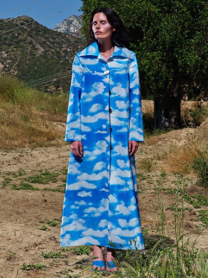 Sky I-Spy Cloud Print Coat-Leeann Huang-APOC STORE